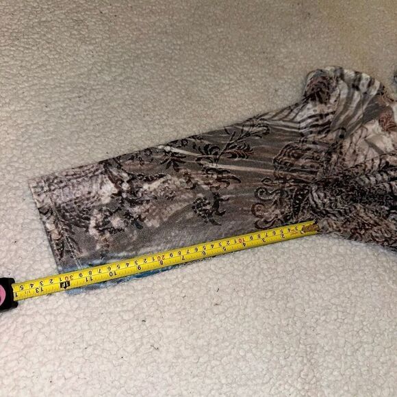 Chicos Women’s Burnout Paisley Dream Cardigan Sweater Size 2 (Large) NWT - Picture 10 of 11